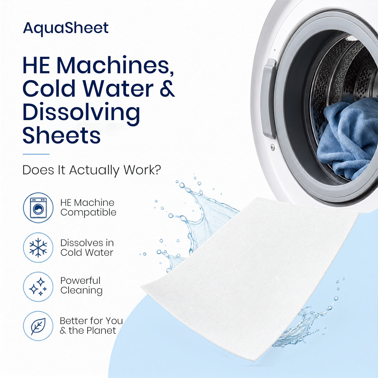 HE Machines, Cold Water & Dissolving Sheets — Does  It Actually Work?