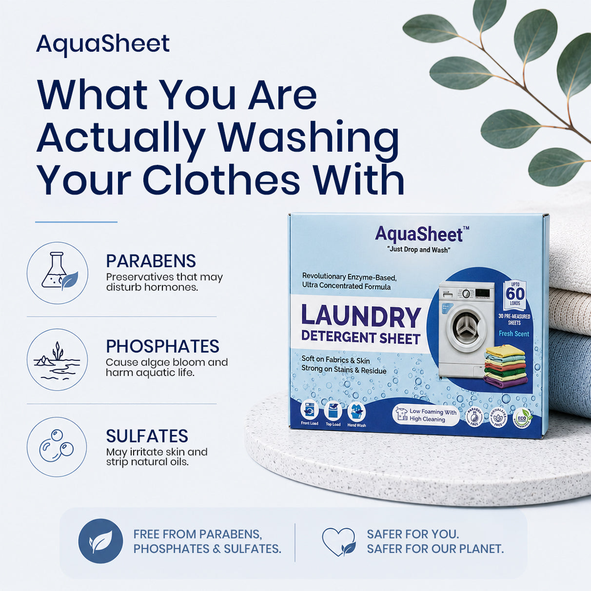Parabens, Phosphates & Sulfates — What You Are  Actually Washing Your Clothes With