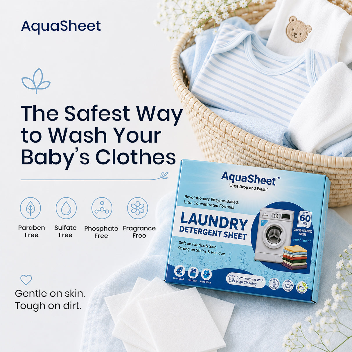 The Safest Way to Wash Your Baby's Clothes