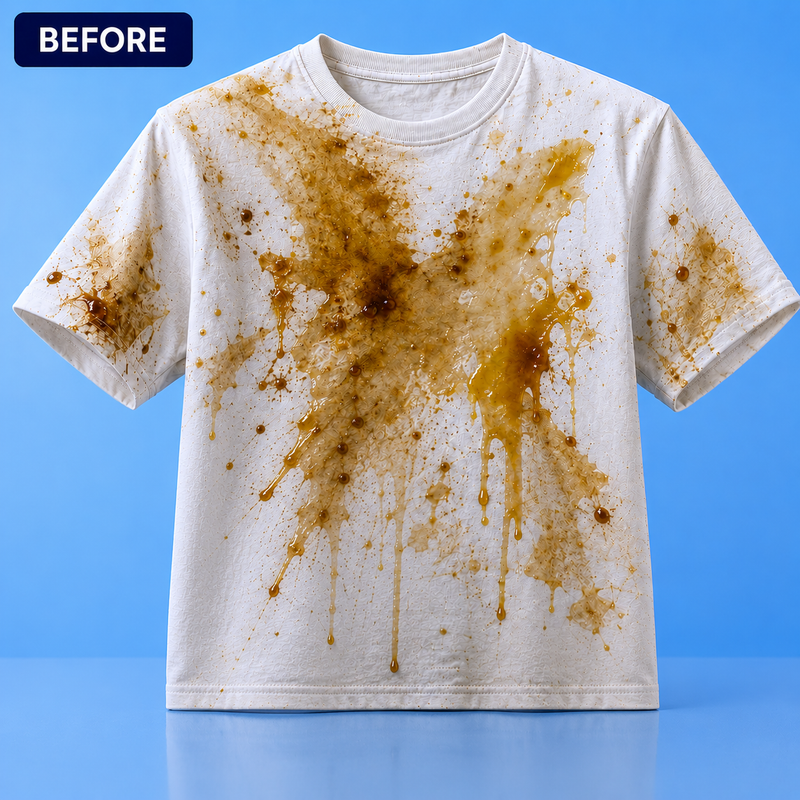 Oil Stains - Before